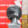 Mũ 3/4 2 Kính Zeus 613B Đen Nhám Kèm Mái Che