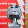 Mũ 3/4 LS2 OF600 2 Kính Xám Xi Măng Bóng ECE 22.06