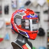 Mũ Fullface 2 Kính LS2 FF800 Faster Xanh Đỏ Bóng ECE 2206