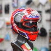 Mũ Fullface 2 Kính LS2 FF800 Faster Xanh Đỏ Bóng ECE 2206