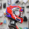 Mũ Fullface 2 Kính LS2 FF800 Faster Xanh Đỏ Bóng ECE 2206
