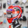 Mũ Fullface 2 Kính LS2 FF800 Faster Xanh Đỏ Bóng ECE 2206