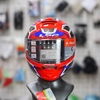 Mũ Fullface 2 Kính LS2 FF800 Faster Xanh Đỏ Bóng ECE 2206