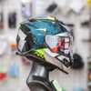 Mũ Fullface 2 Kính LS2 FF800 Storm Sprinter Đen Bạc Xanh ECE 2206