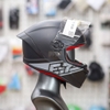 Mũ Fullface EGO E7 Đen Xám Tem Nhám Form Nhỏ Gọn Kiểu Dáng Thể Thao