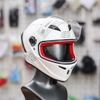 Mũ Fullface EGO E7 Trắng Bóng Form Nhỏ Gọn Kiểu Dáng Thể Thao