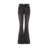 Medium Wash Flared Denim Pants