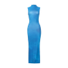 Highneck TieDye Effect Body Dress