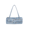 Recycled Denim Baguette Bag