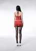 BB Border Line Pleated Mini Skirt