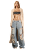 POP Beige Faux Fur Long Coat