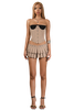 POP Striped Metal Clasps Corset