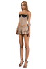 POP Striped Metal Clasps Corset