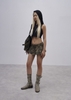 CAMO - Pleated Mini Skirt