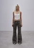 CAMO - White Jean Corset Top