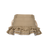 Bestie Ruffle Mini Zipper Line Skirt