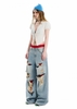 SG.S Floral Pattern Cropped Shirt