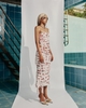 BAE Printed Midi Skirt