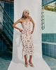 BAE Printed Midi Skirt