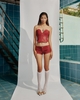 BAE Red Leather Short Pants