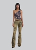 IUNU One Shoulder Sleeveless Mesh Top