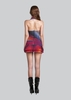IUNU Halter V Neck Mesh Dress
