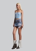 IUNU Blue Mesh Corset