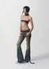 BLUM - Low Rise Dirty Wash Flared Denim