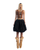 Puzzle Black Balloon Parachute Skirt