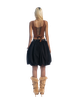 Puzzle Brown Belted Corset