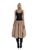 Puzzle Mesh Tank Bubble Midi Dress