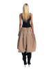 Puzzle Mesh Tank Bubble Midi Dress