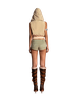 Puzzle Belted Mini Short