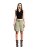 Puzzle Hood Sleeveless Mesh Top
