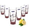 Bộ 6 cốc thủy tinh cao Luminarc Sterling 330ml - J5387