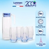 Bộ bình cốc thủy tinh Luminarc Rotterdam Ice Blue 5 chi tiết - J1799