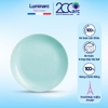 Đĩa thủy tinh nông lòng Luminarc Diwali xanh ngọc 19cm - P2613