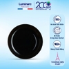 Đĩa thủy tinh sâu lòng Luminarc Friend's Time đen 17cm - P6365