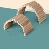Thang gỗ uốn size Đại , đồ chơi  trang trí chuồng cho Hamster Guinea Pig