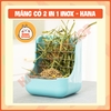 Máng Cỏ 2in1   Máng Cỏ Khay Cỏ Khô Thức Ăn Cho Thỏ , Bọ ( Guinea Pig - Chuột Lang