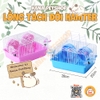 Lồng Hamster Nhựa 🐹FREESHIP🐹 Lồng Tách Đôi - Lồng Ngăn Đôi Hamster Có Phụ Kiện Hamster , Nhím , Sóc ...