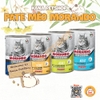 Pate Cho Mèo Morando Của Ý 🐹 FreeShip 🐹 Pate Morando Lon 400G Thức Ăn Cho Mèo Mau Béo 4 Hương Vị Siêu Ngon