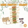Bánh Cỏ Timothy 🐹FREESHIP🐹 Bánh Cỏ Cành Táo Mix Cà Rốt Mài Răng , Thức Ăn Cho Thỏ , Bọ.