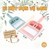 Bộ Chổi Và Đồ Hốt Rác Mini để bàn Tiện lợi Dọn Chuồng Cho Pet