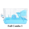 Lồng Hamster 🐹FREESHIP🐹 Lồng Đại Cơ Bản Full Phụ Kiện Size 47cm Hamster , Nhím , Sóc , Sóc Bay , Vẹt ....