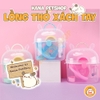 Lồng Thỏ Xách Tay 🐹FREESHIP🐹 Lồng Vận Chuyển Hamster Hình Thỏ Ngộ Nghĩnh Cho Hamster , Nhím, Sóc