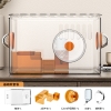 Lồng Hamster Pha Lê cao cấp 30cm . Lồng Full Mica Cristal Cao cấp Full Phụ Kiện Dành Cho Hamster, WinterWhite,