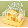 Lồng Hamster Mini Kèm Gác Lửng Nhỏ Full.Chuồng Hamster Mini 𝐠𝐚́𝐜 𝐥𝐮̛̉𝐧𝐠 𝐧𝐡𝐨̉ Full Phụ Kiện Wheel Chạy Chén Ăn Bình Nước
