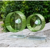 WHEEL VẬN ĐỘNG CHO HAMSTER - Wheel RainBow trong suốt, chống ồn, chạy êm