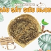 Sâu Sấy Khô Hamster 🐹FREESHIP🐹Thức Ăn Dặm Sâu Rang Bơ Dinh Dưỡng Bổ Sung Canxi Hamter ,Nhím , Chim